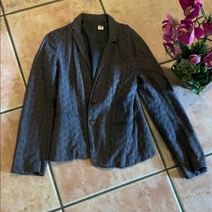J Crew Blazer gray eyelit